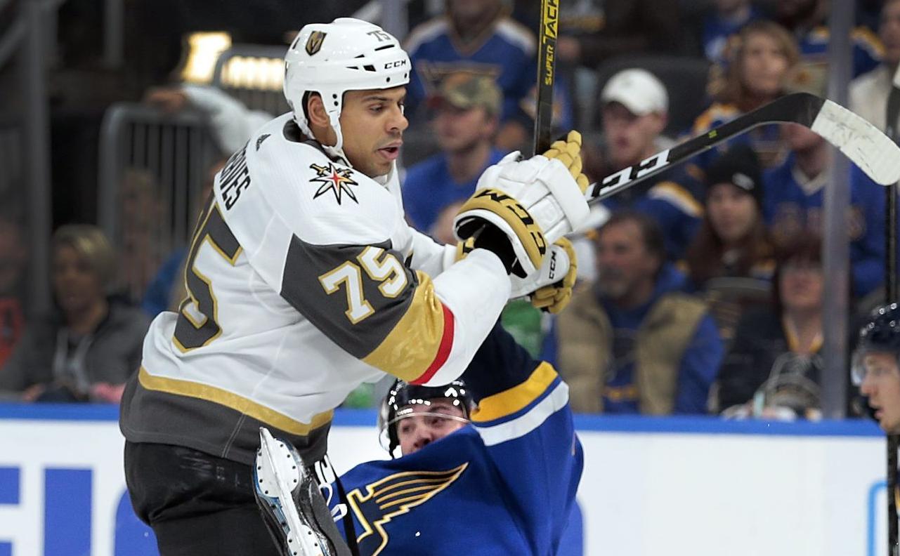 Blues host Golden Knights